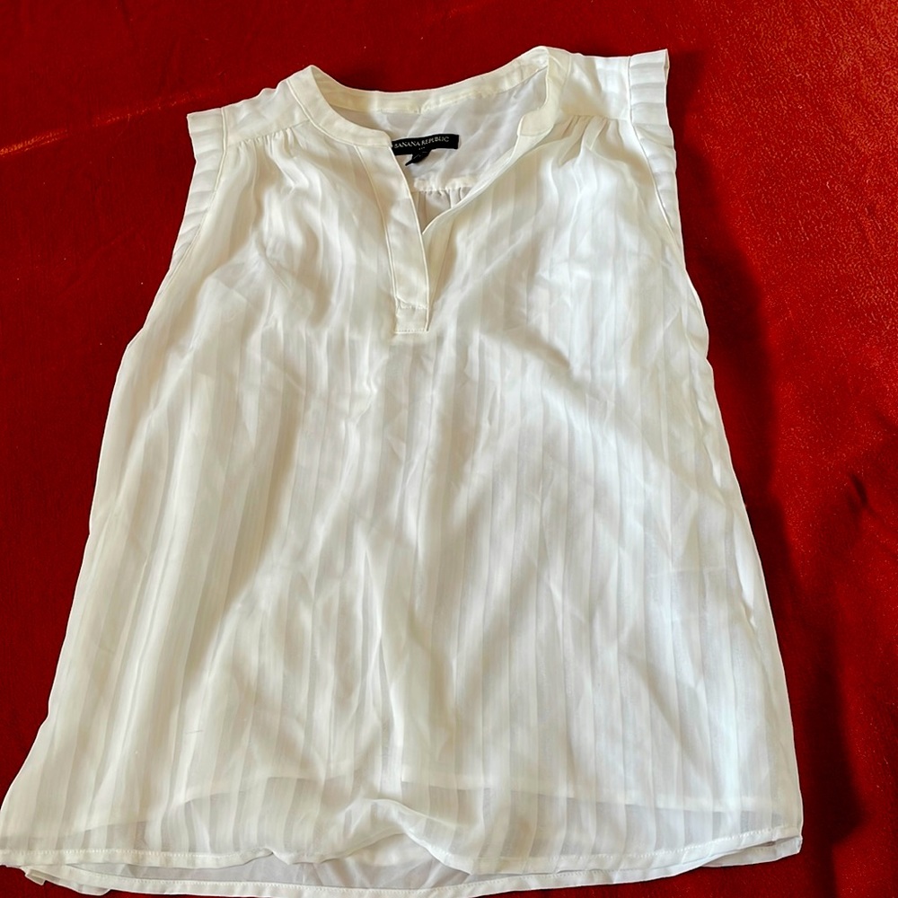 Banana republic ribbed blouse